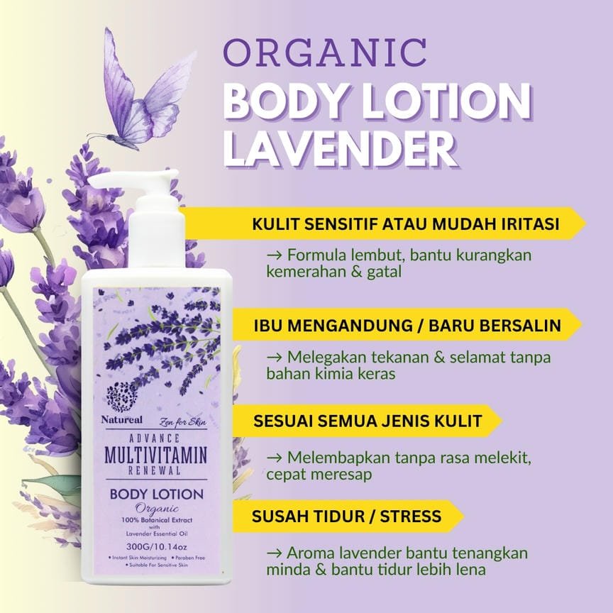 ORGANIC BODY LOTION LAVENDER