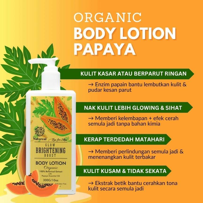ORGANIC BODY LOTION PAPAYA